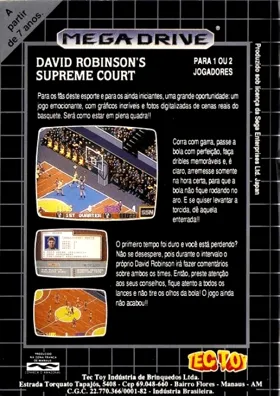 David Robinson's Supreme Court (USA, Europe) box cover back